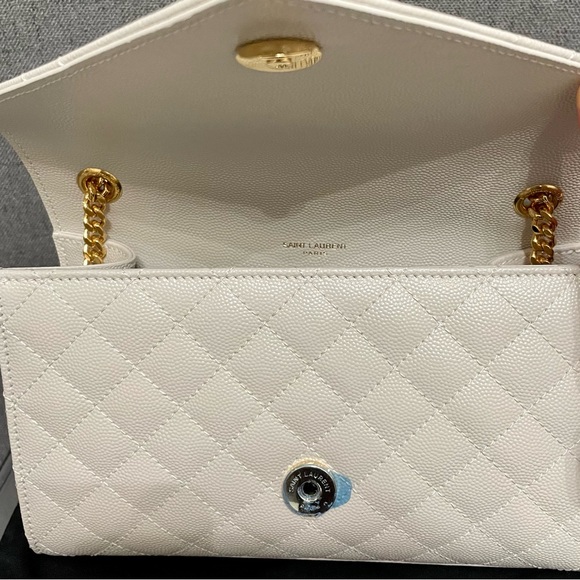 YSL Small Envelope Bag in Mix Matelasse - Picture 11 of 15